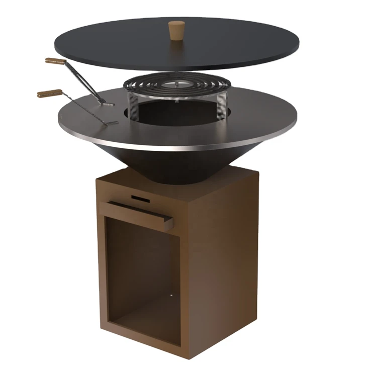 Corten Barbecue Grill Outdoor