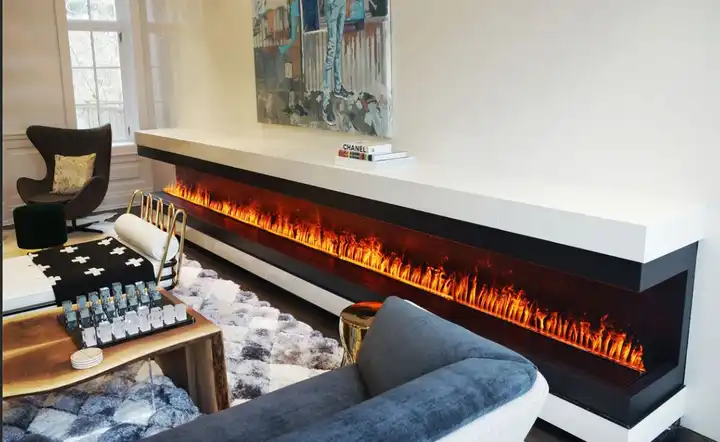 Remote Control Water Vapor Steam Fireplace