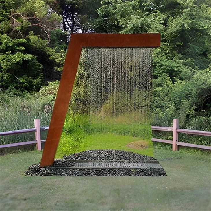 Corten Rain Curtain Wall