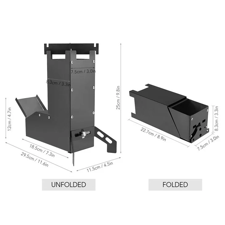 Collapsible Rocket Stove