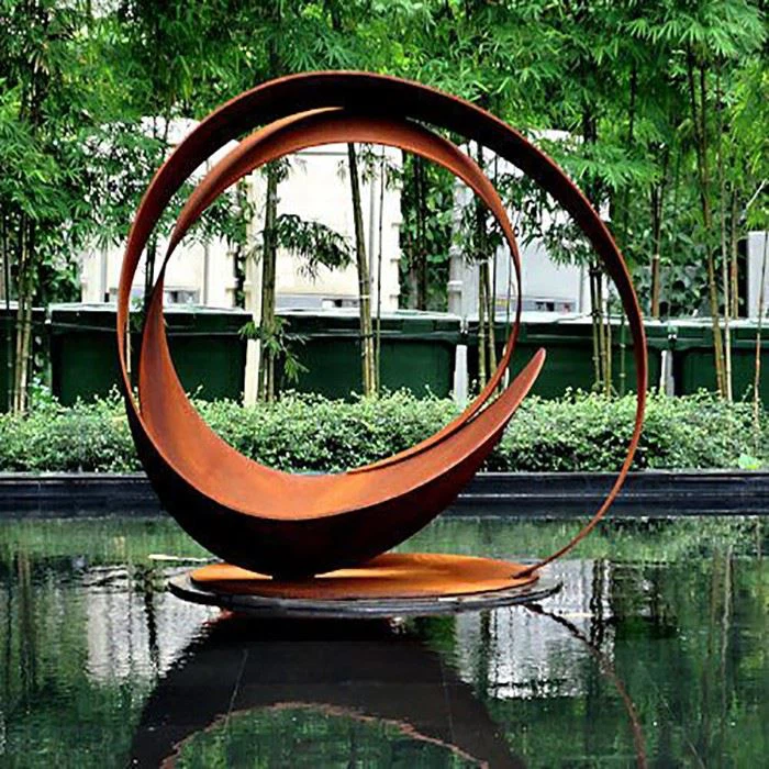 Corten Steel Circle Sculpture
